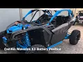 Can-Am Maverick X3 Battery Position