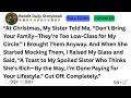 Download Lagu At Christmas, My Sister Told Me, “Don’t Bring Your Family—They’re Too Low-Class for My Circle...!!