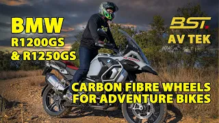 BST AV TEK Lightweight Carbon Fibre Wheels for Adventure Bikes