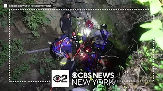 Dramatic shows Brewster firefighters rescue man trapped in mine