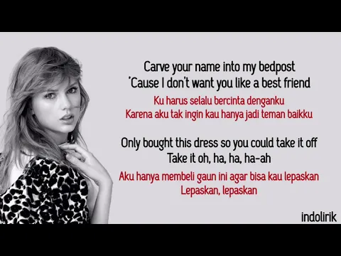 Download MP3 Taylor Swift - Dress | Lirik Terjemahan