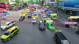 YOLOv4 and DeepSORT implementation on Google Colab TEST4