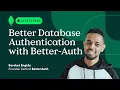 Better Database Authentication with Better-Auth