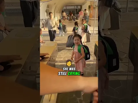 The Little Girl Who Didn't Want to Go to School. #shorts