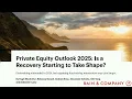 Bain Co - Global Private Equity Report 2025