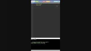 First Program - Hello World