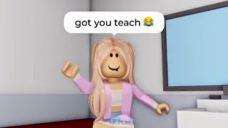 When you frame your teacher (meme) ROBLOX