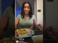 Cardi live eating dinner with her kids Kulture Wave while Baby Blossom Baby Brim sleep more