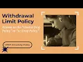 6 drop policy 1 31 24 UTEP