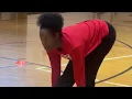 AMANI ALLURE workout speaking on basketball