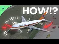 This German jet ran out of fuel Hapag-Lloyd flight 3378