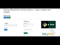 Django Mysql User Authentication - Login register and Logout