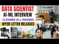 Cleared All Rounds Persistent Systems Data Science Interview Offer Letter Released