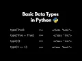 Python Data Types Explained Why True - True False