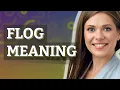 Flog meaning of Flog