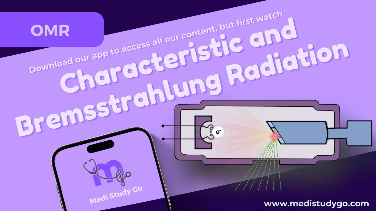 Characteristic and Bremsstrahlung Radiation - Explanation & Differences | Animated |Radiology