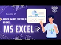 How to Use NOT Function in MS Excel