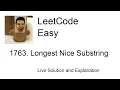 1763 Longest Nice Substring Leetcode Easy