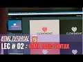 Lecture 2 HTML Syntax - Getting Started with Basic Structure and Tags