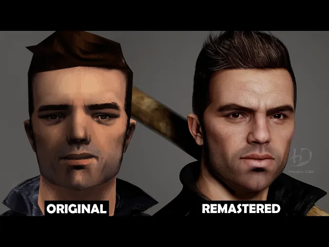 GTA III Claude Speed Remastered - 3D Model of Claude Speed (Real Time) - Next Gen Graphics