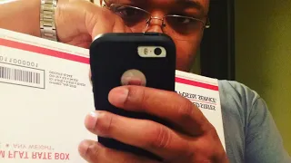 Medium flat rate shipping box in action eBay sellers watch and be empowered