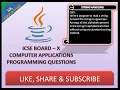 String Handling Question - 25 ICSE