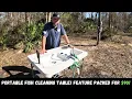 Feature Packed Portable Fish Cleaning Table