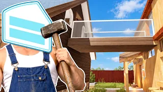I Built a Secret BRIDGE to my Friend's House! (House Flipper 2)