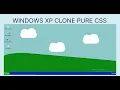 Windows XP Clone Art using CSS and HTML Pure CSS Art Part 1