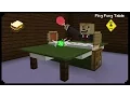 Minecraft How to make a Ping Pong Table