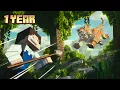Download Lagu I Survived 1 YEAR In REALISTIC Minecraft Hardcore