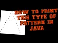 How To Print Alphabet A Pattern In Java