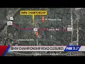 Major road closures near Bellerive for BMW Championship
