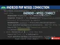 how to connect android php mysql how to connect android with php mysql using xampp android mysql