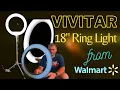 Features of VIVITAR 18 Ring Light - Comes with a Long Sturdy Foldable Stand