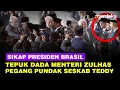 Download Lagu Sikap Hangat Presiden Brasil Berkenalan dengan Menteri Era Prabowo, Pegang Pundak Teddy