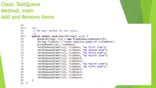 A01 313 Test Queues