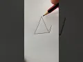 How to draw a 3D triangle