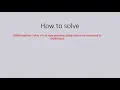 How to solve a JSONException Error
