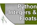 Python - What are integers and floats