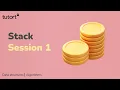 Stack Session-1 Stack in Data Structure Learn From Microsoft Mentors Tutort Academy