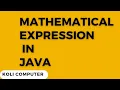 Mathematical Operators Java Koli Computer