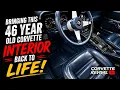 This Corvette C3 Interior Was Destroyed Here s How I Fixed It