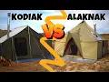His Canvas Stove Tent was Better Than Mine Kodiak 6170 vs Cabela s 12x12 Alaknak