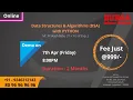 Data Structures Algorithms with PYTHON Online Training DURGASOFT