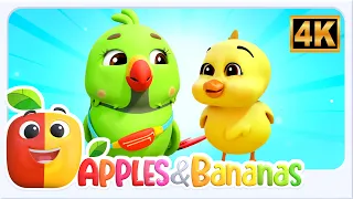 मैं तोता मैं तोता | Main Tota Main Tota | Hindi Rhyme for Children | Apples and Bananas Bharat