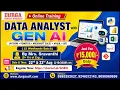 DATA ANALYST with GEN AI 15 Weekends Batch Online Training DURGASOFT