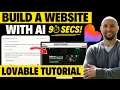 Build Websites Like a Pro in 90 Seconds With Lovable AI