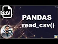 - Read csv files using Python Pandas