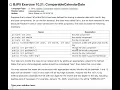Exercise 10 21 ComparableCalendarDate Java Tutorial Practice-It